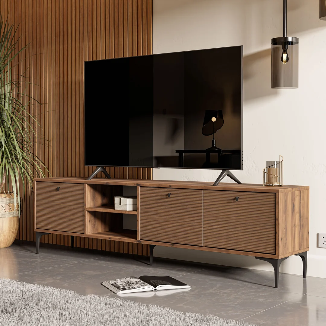 Έπιπλο Τηλεόρασης ,Vision 1360 Hat-Kaplan Μ180xΠ35xΥ50,5 εκ., All4home